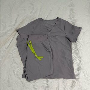 Figs Scrub Set in Slate